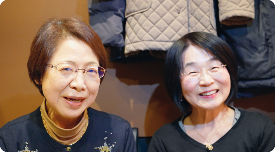 受講生が微笑んでいる様子